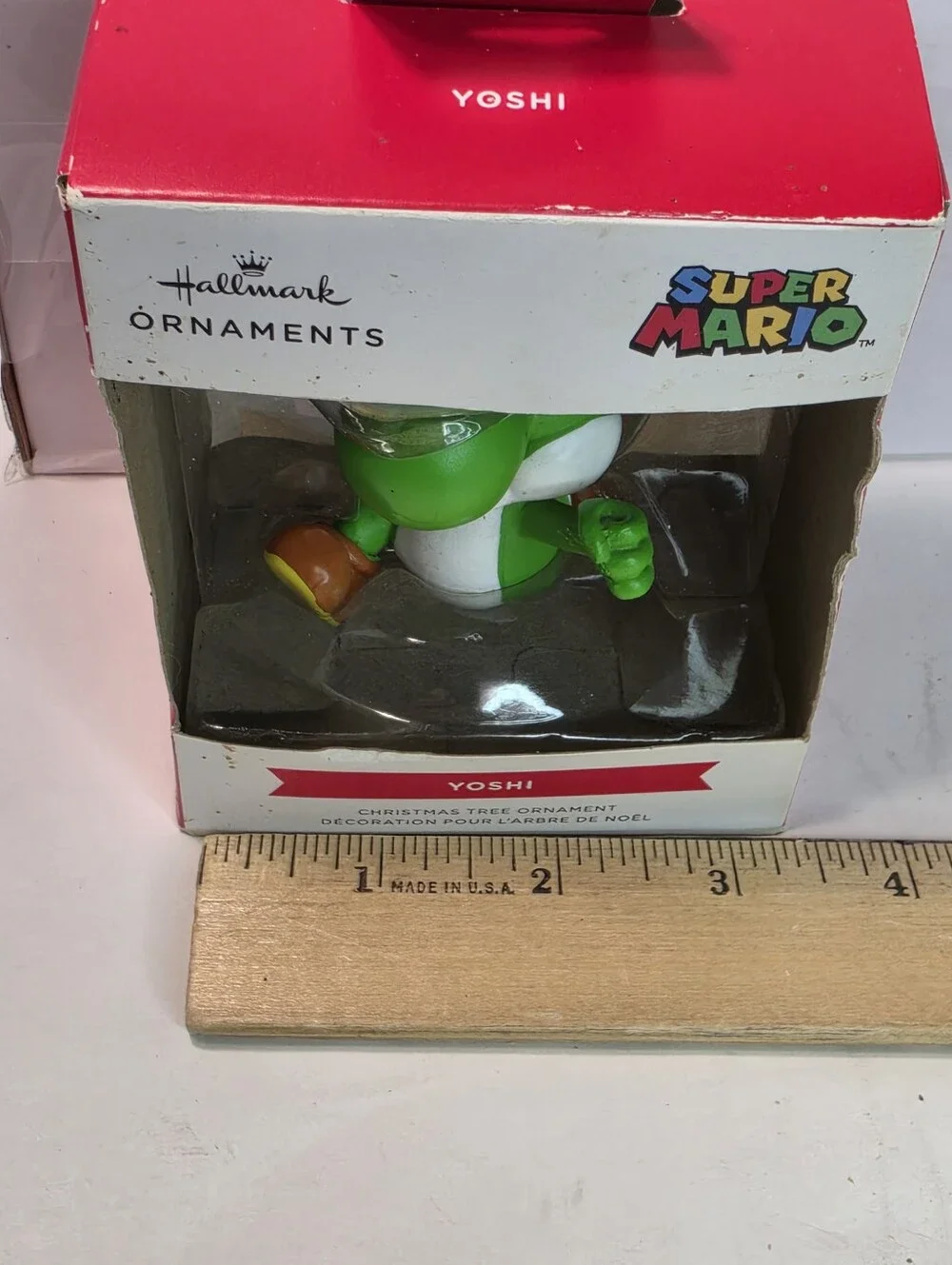 2021 Hallmark Super Mario Brothers Yoshi Resin Christmas Tree Ornament NEW
